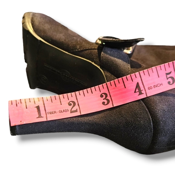 Suede calf high boots - Picture 3 of 9